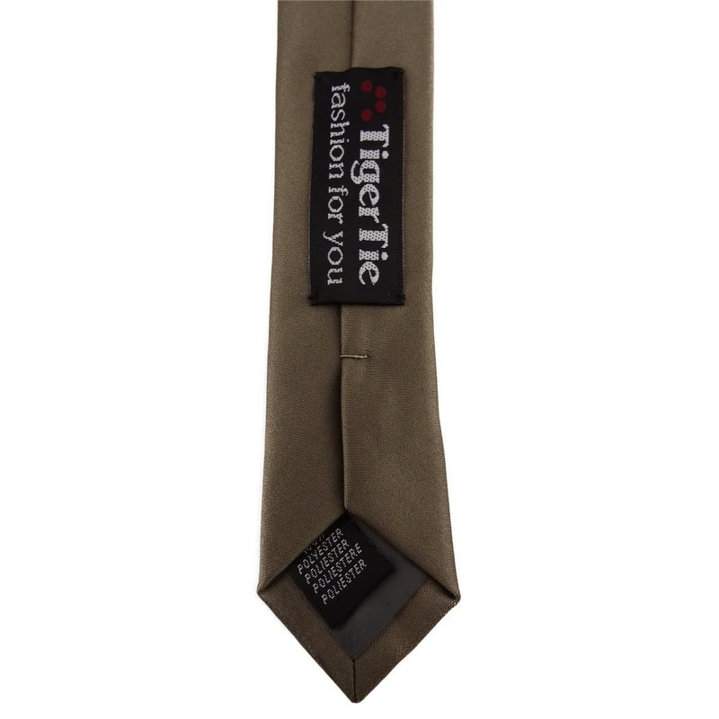 TigerTie Men's Tie - Slim 5.5cm Tie in Plain Design,