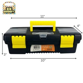 BIN Buddy Small Tool Box | 11" x 4" x 3 1/8" | Multipurpose Storage | Craft,...