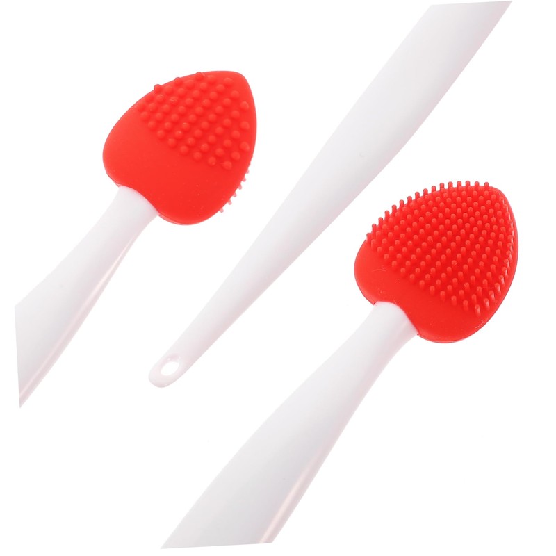 Healvian 6Pcs Lip Scrub Brush Manual Lip Exfoliator Tools for