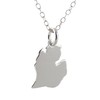FashionJunkie4Life Polished Sterling Silver Michigan State Necklace, 18" Cable Chain
