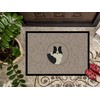 Caroline's Treasures CK2169MAT Border Collie in The Kitchen Doormat 18x27