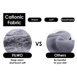 UHEREBUY Fleece Thermal Neck Warmer/Neck Gaiter Face Scarf/Winter Motorcycle Ski Face Mask - Cold Weather Ultimate Balaclava Half Mask