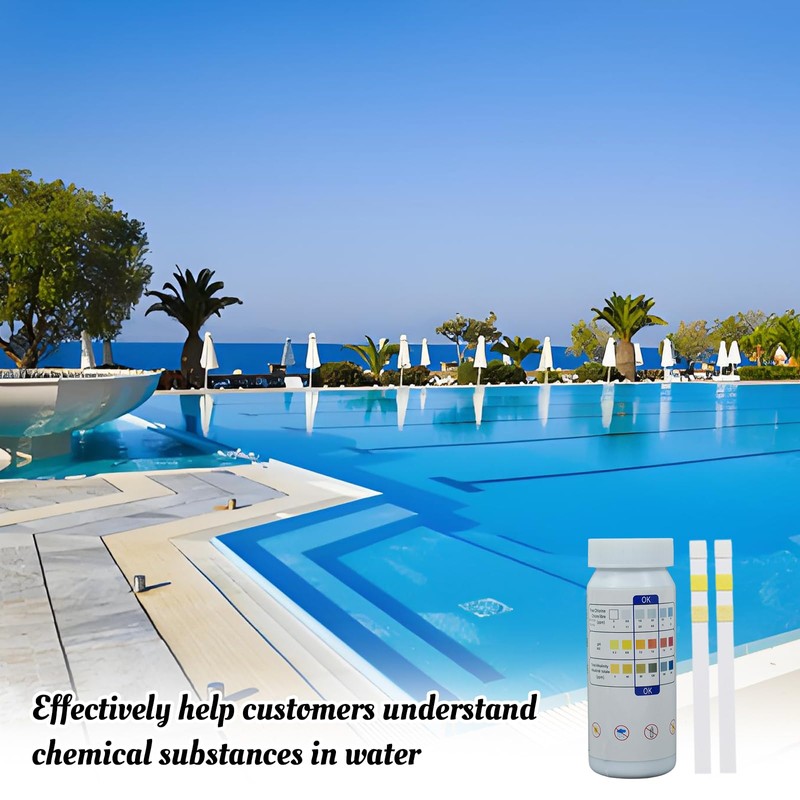 100Pcs Hot Tub 3 In 1 Test Strips, pH Test