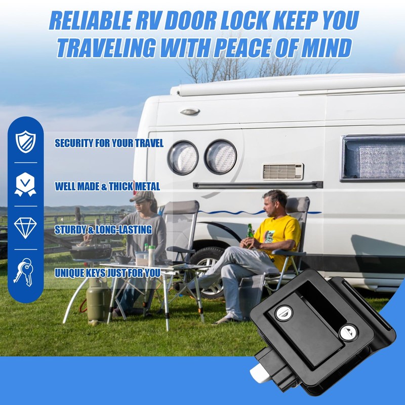 Beaiguna RV Entry Door Lock Replacement - Upgrade Door Latch