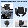 HOMEFOX Multi-Surface Holder Car Mount 4 Pack Compatible for Popsocket