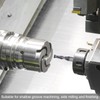 sourcing map 4pcs 4mm Dia 4mm Shank Square Nose End