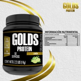 Creatina + Glutamina Suplemento Golds Protein 50serv En Polv