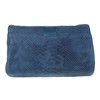Girly Handbags Italian Snake Leather Clutch Bag Messenger - Denim