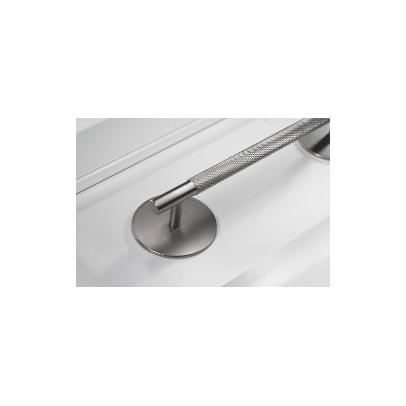 trust4care 4-Pack Thick Brushed Satin Nickel Backplate for Cabinet Knobs,