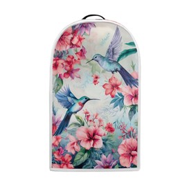 YUVAMAGIMO Hummingbird Floral Blender Dust Covers for Kitchen Counter Fingerprint Small Appliance Protector Machine Washable Blender Cover for Home Kitchen