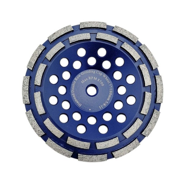 DT-DIATOOL 7 Inch Concrete Grinding Wheel Granite Marble with Double