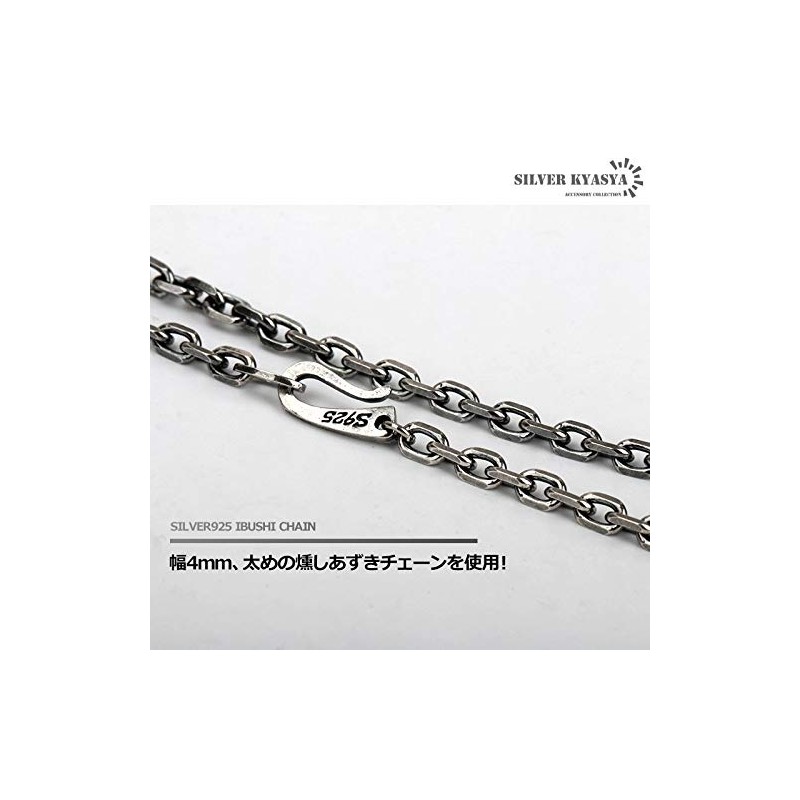 Silver KYASYA 925 Silver Coin Necklace, Men's, Silver925, Turquoise, Eagle,