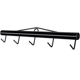 Zwinz Steel Chain Link Fence Stretcher, 5 Thicken & Longer Hook Fence Stretcher Tool, 31.5 Inch Woven Wire Fence Stretcher, Black