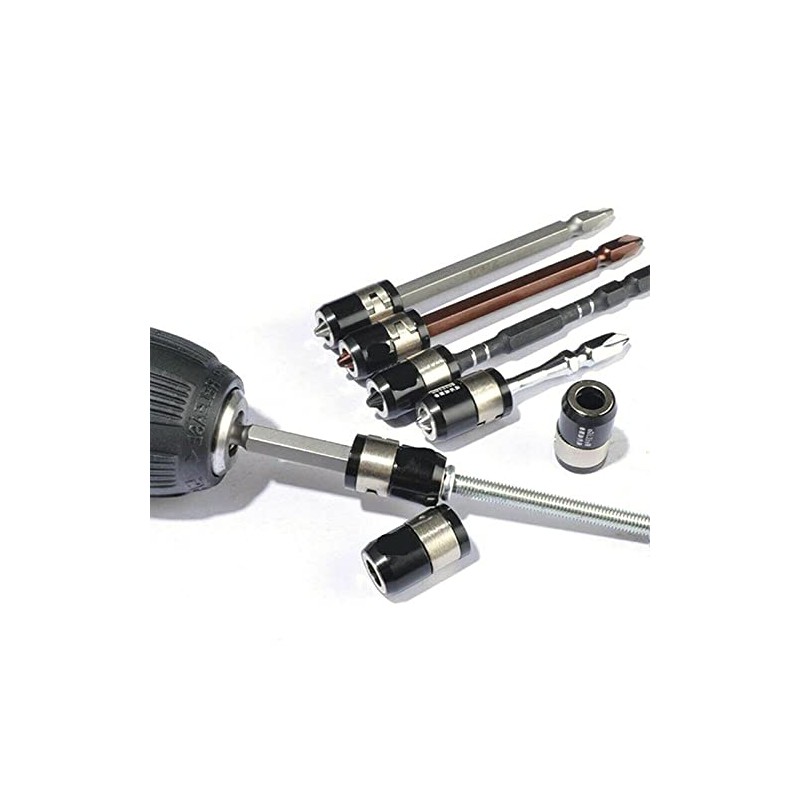 Comimark 2Pcs Magnetic Ring Strong Magnetizer Screwdriver Electric Hex Bit