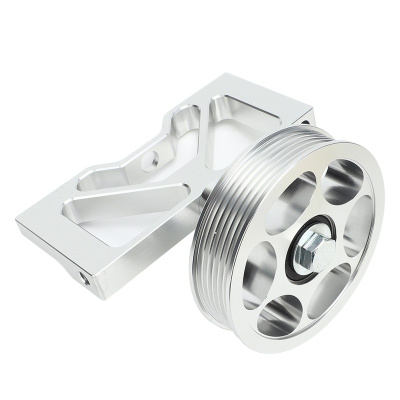 Air Pump Idler Bracket with Pulley Metal Replacement for Ford