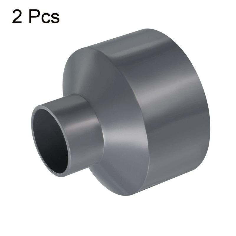 PATIKIL PVC Reducer Pipe Fitting 110x50mm, Straight Coupling Adapter Connector,