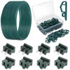 Yoojahow 109 Pcs SPT-2 50ft Christmas Electrical Wire with Female