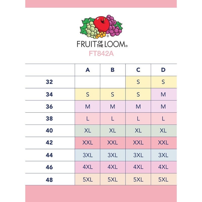 Fruit of the Loom Women's Full Coverage Wireless Cotton Bralette,