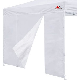 SCOCANOPY Canopy Door for 10x10 Canopy Frame,1 Pack Sidewall Only,Grey