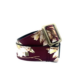 Get'M Get'M Guitar Strap Metal Rose Black 2 Inch Guitar Strap