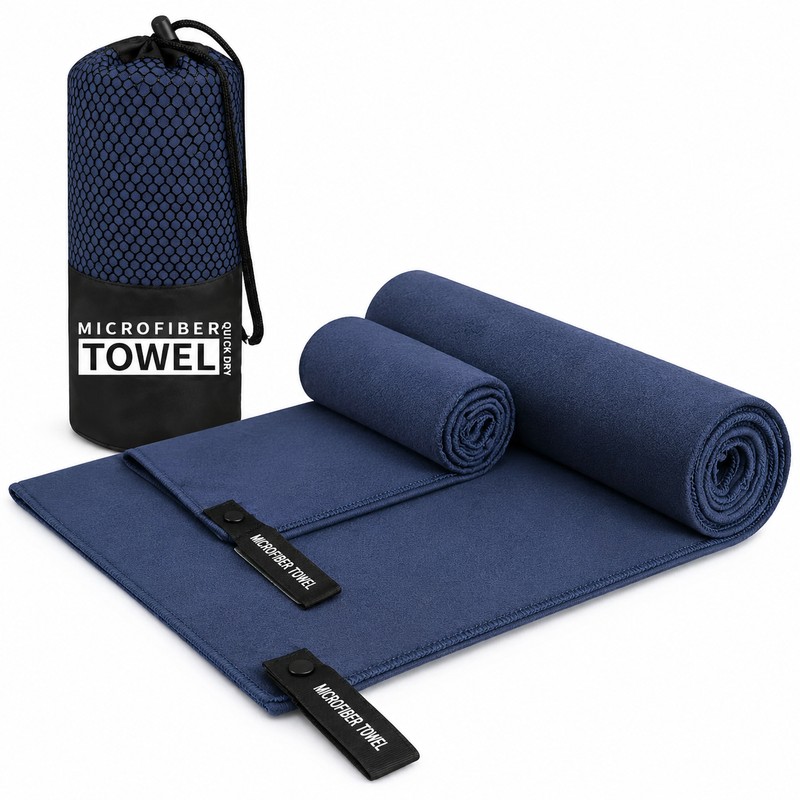 Quick-Dry Microfiber Sports Towel for Fitness – Lightweight Absorbent Towel