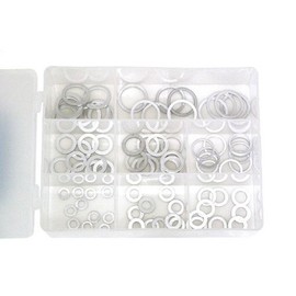 STRAIGHT 19-917 Aluminum Washer Set, 80 Pieces