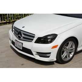 DIYAH 12 X 48 Inches Self Adhesive Headlight, Tail Lights, Fog Lights Tint Vinyl Film (Light Black)