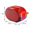 Maíz Bocina Bluetooth Radio Fm Recargable Inalambrica Portatil