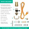 I Like That Lamp DIY Lamp Wiring Kit, Glossy Brass