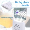 Fog-Free Dental Occlusal Photographic Mirror Device with 4 Rhodium Intraoral