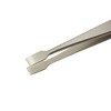 Precision Stainless Steel Stamp Tweezers Tongs with Flat Tip for
