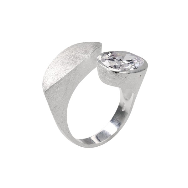 SILBERMOOS XL XXL Rings in Large Sizes Women's Ring with