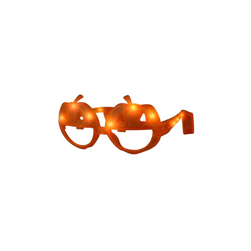FlashingBlinkyLights Light Up Pumpkin Sunglasses