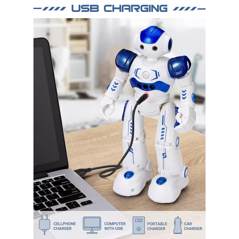 KingsDragon RC Robot Toys for Kids Gesture & Sensing Programmable