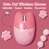 Cute Cat 2.4G USB Wireless Mouse for Women and Children,