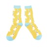 MISS SPARROW Labrador Socks Yellow Super Soft Breathable Bamboo Blend