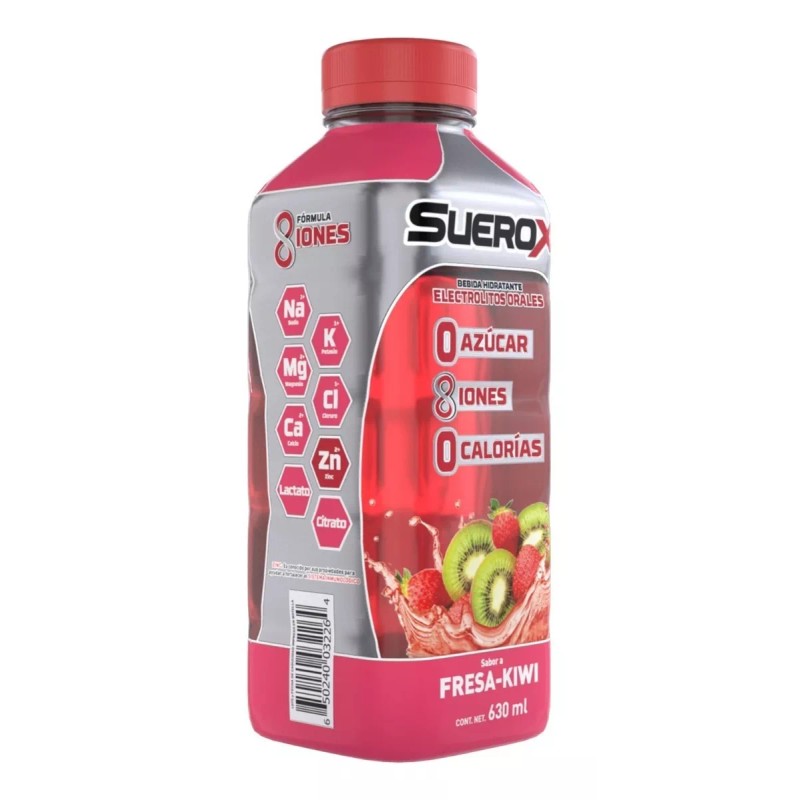 Suerox Bebida Hidratante Fresa Kiwi 630 Ml. Electrolitos