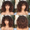 Short Curly Afro Wigs for Black Women Curly Wig with