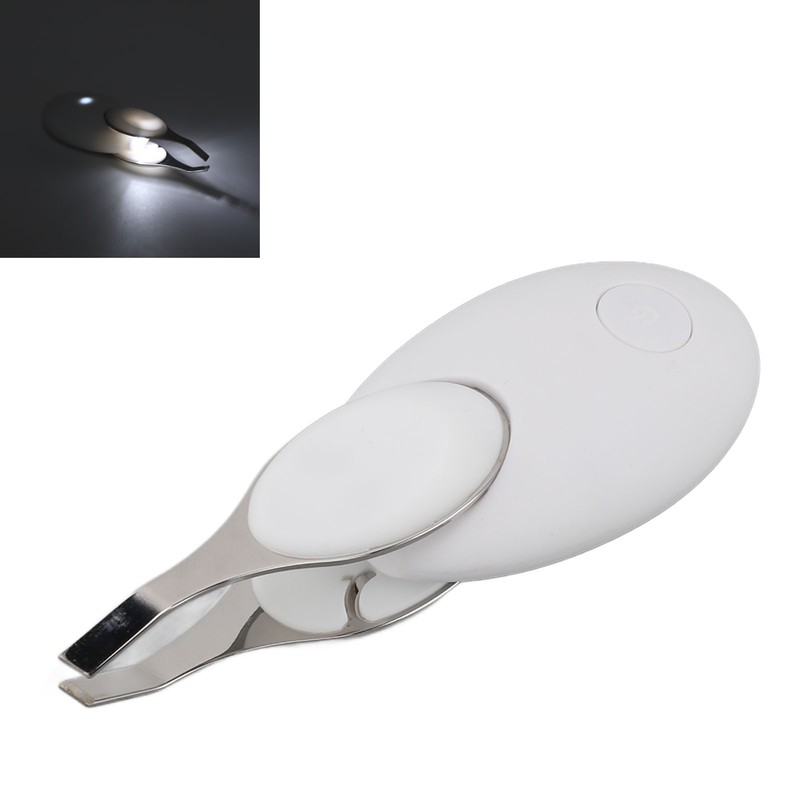 Eyebrow Tweezers with HD Camera 300mAh Battery USB Rechargeable Multifunctional