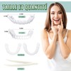 VEGCOO 8 Pairs Temporary Dentures Dentures Cosmetic Immediate Education False