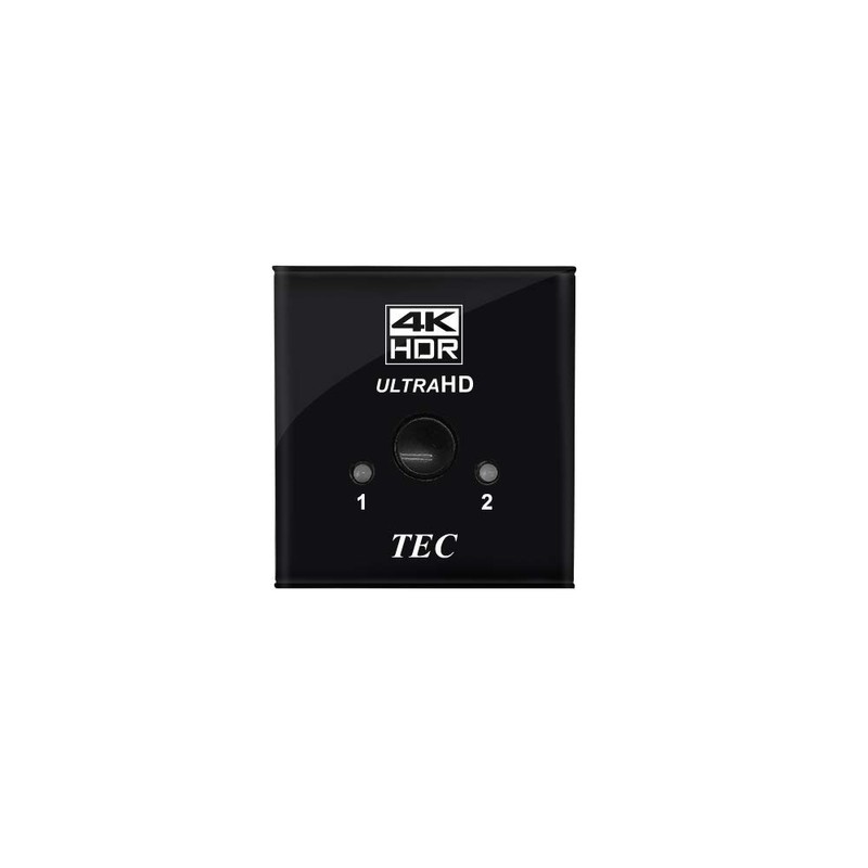 Tech THDSW2W-4K60 4KHDR Compatible Bi-Directional HDMI Switcher/Selector, Supports Resolutions up