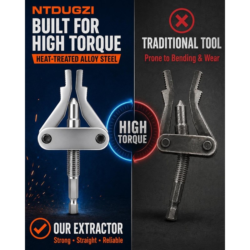 Universal Broken Pipe Extractor with Adjustable Jaws Tool 1/2 to