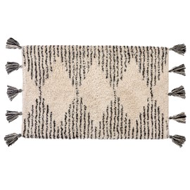 SKL Home Geo Rug for Bath/Kitchen/Bar & Gift, Tan