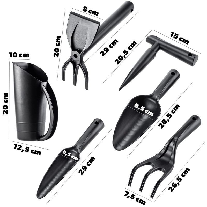 KADAX Garden Tool Set, 6 in 1 Garden Tool Set