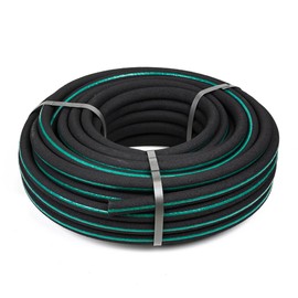 Bulk Soaker Hose - 100 ft of 5/8" ID Bulk Recycled Rubber Soaker Hose with No Ends - Durable and Efficient Garden Watering System for Lawn, Plants, and Raised Beds