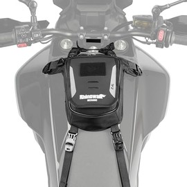 Rhinowalk Motorcycle Tank Bag 2.4L without Magnet - Leg Bag, Chest Bag, Crossbody Bag with Smartphone Compartment and Rain Cover