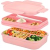 Bento Adult Lunch Box, 2000 ml Lunch Box with Compartments,