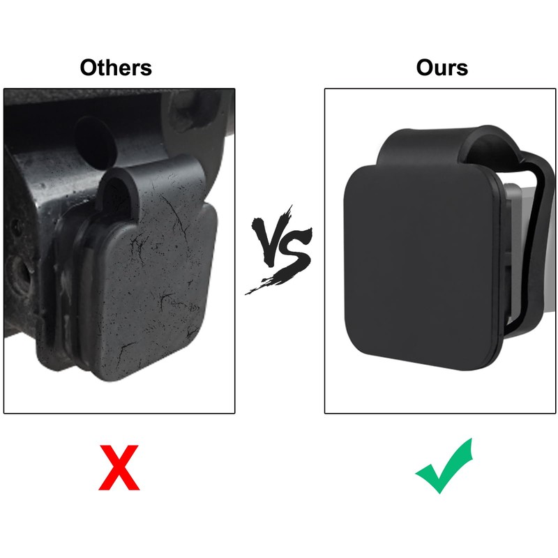 2 inch Hitch Tube Plug Trailer Hitch Cover Fits 2x2