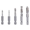 Watris Veiyi 5 Pieces Angle Drill Bit Hex Shank Drill
