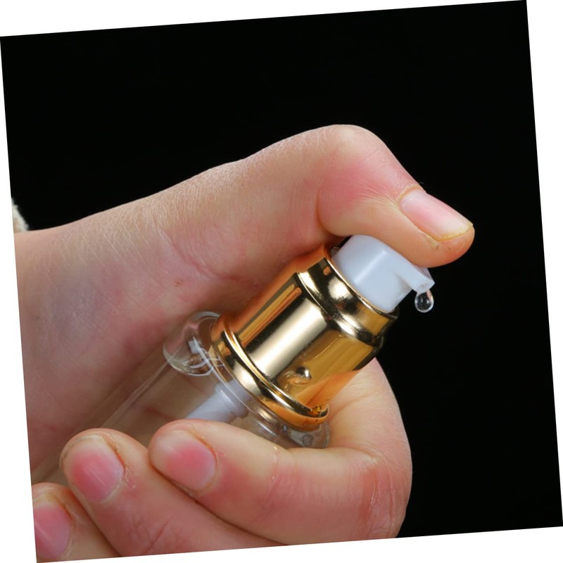 OHPHCALL 3pcs Portable Essential Oil Bottle Empty Pump Cosmetic Bottles